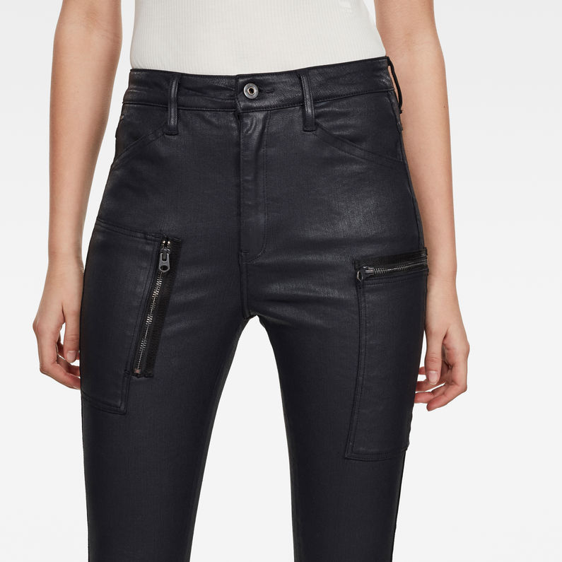 G-STAR® G-Star Shape Powel High Super Skinny Jeans Donkerblauw