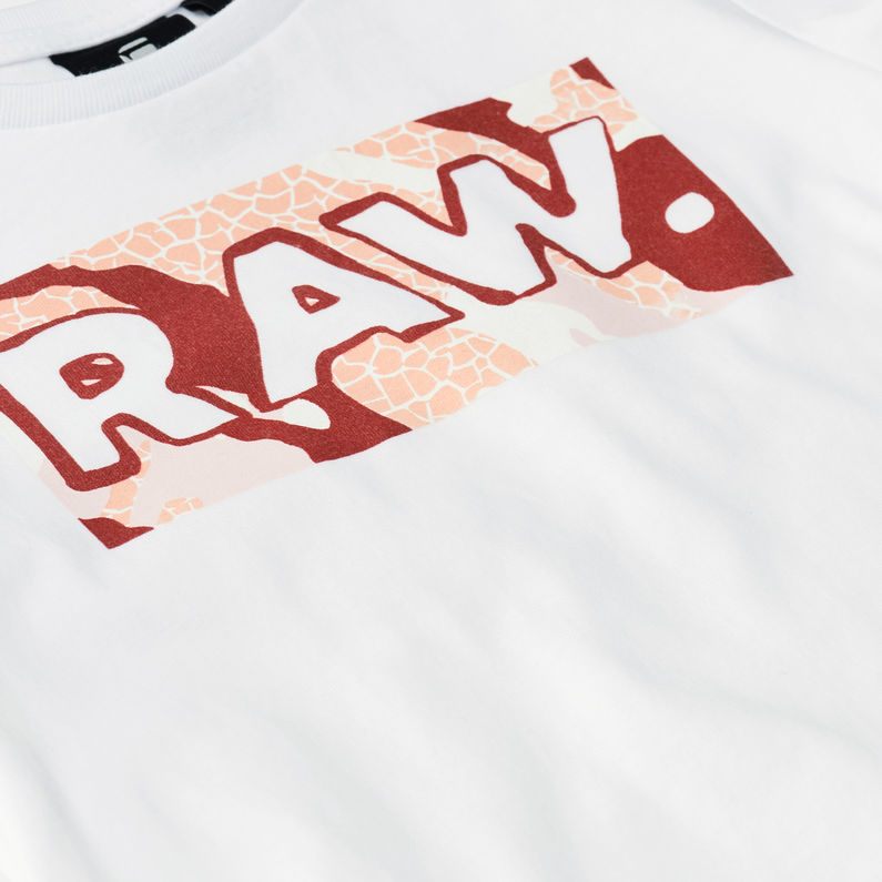G-Star RAW® T-Shirt Blanc detail shot