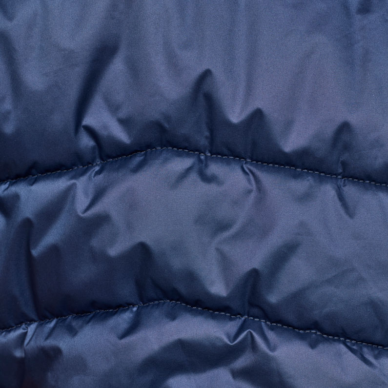 G-Star RAW® Meefic Quilted Overshirt Dark blue fabric shot