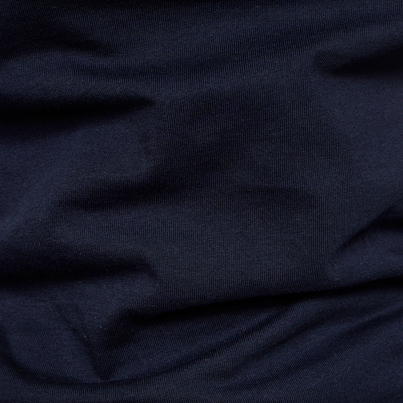 G-Star RAW® Rei Slim T-Shirt Donkerblauw fabric shot