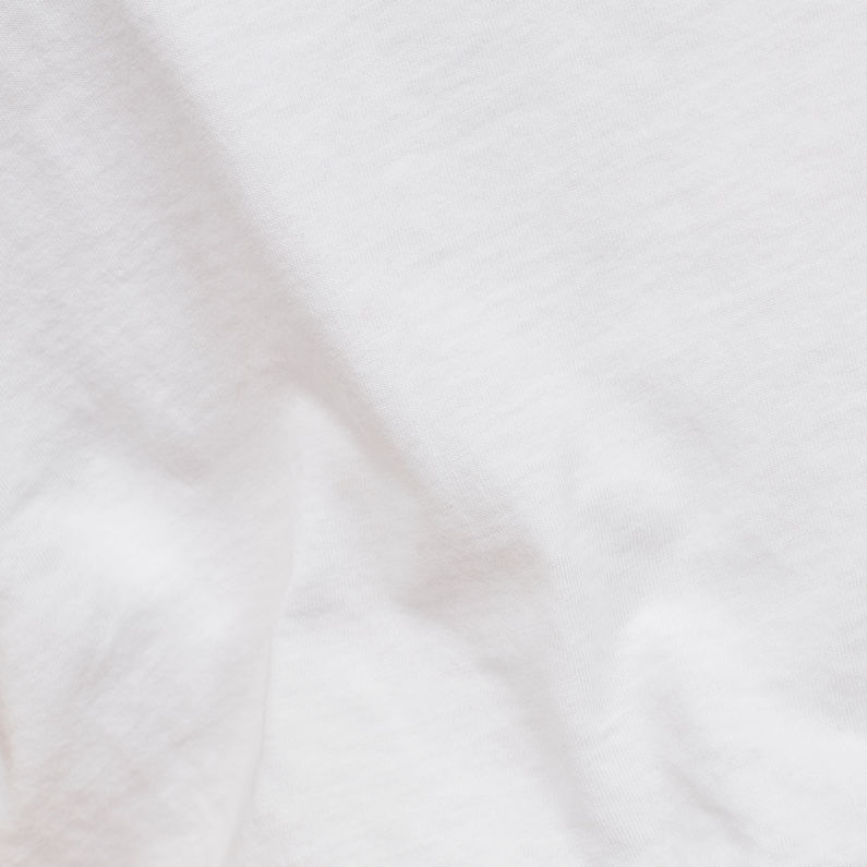 G-Star RAW® Rei Graphic T-shirt White fabric shot