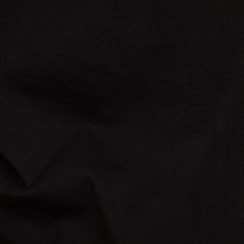 G-Star RAW® Rei Graphic T-shirt Black fabric shot