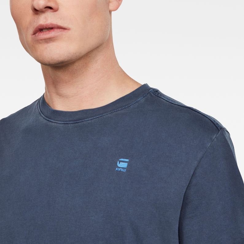 G-Star RAW® T-shirt Lash Bleu foncé detail shot