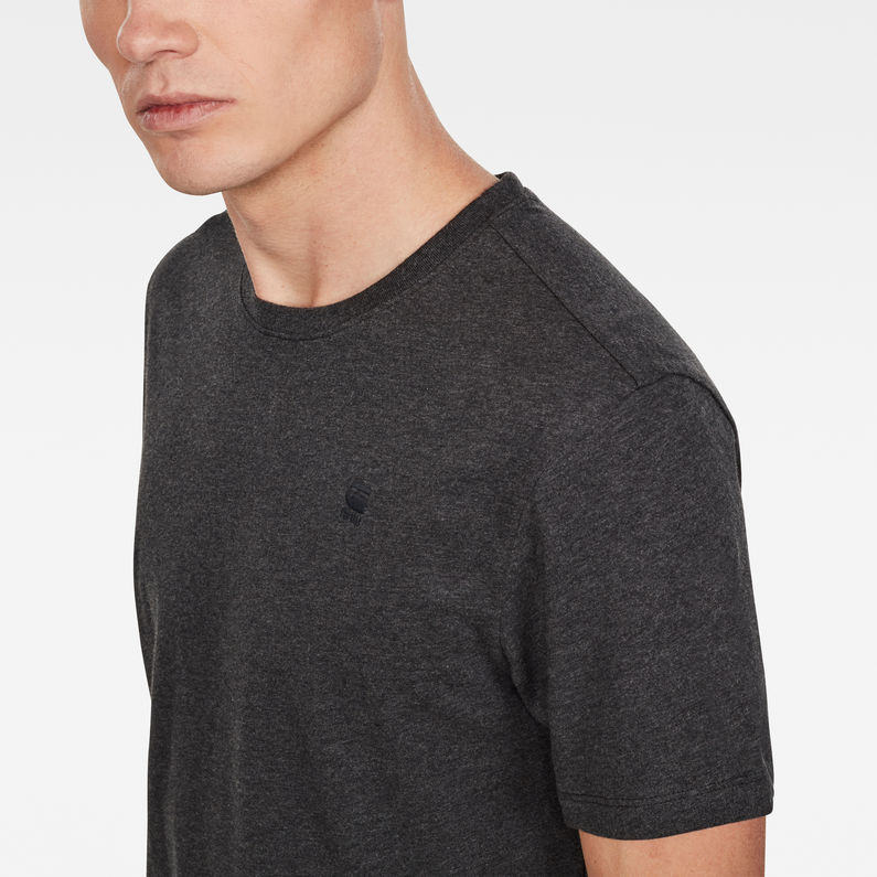 G-Star RAW® T-shirt Base-S Noir detail shot