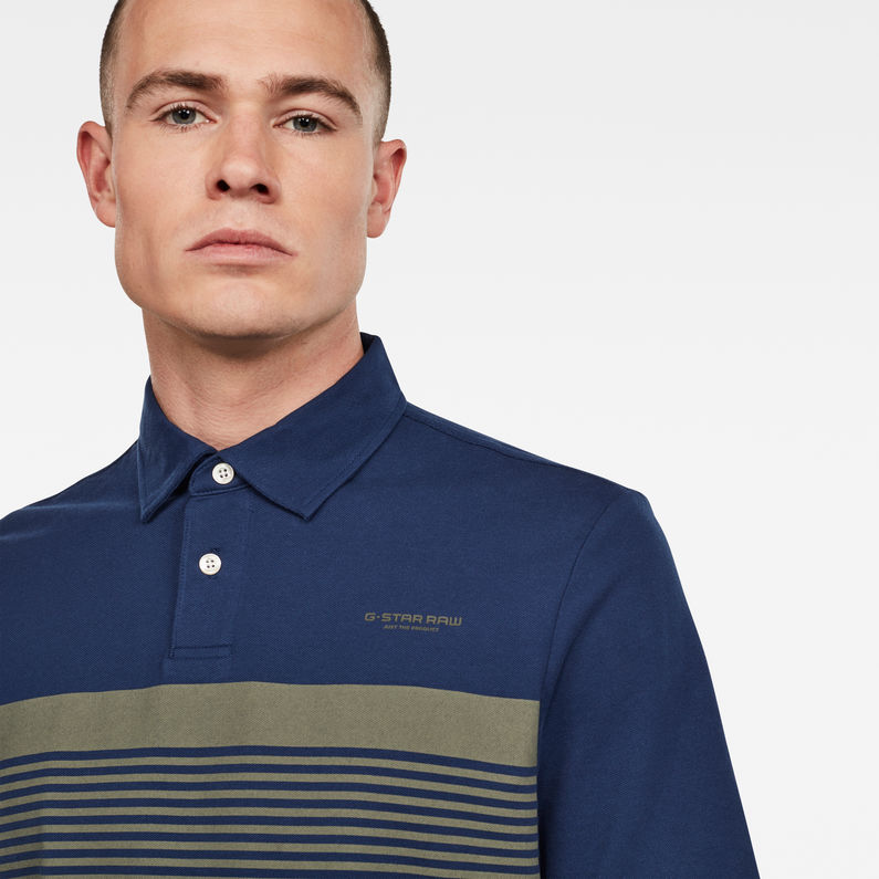 G-Star RAW® Memula Stripe GR Polo Dark blue