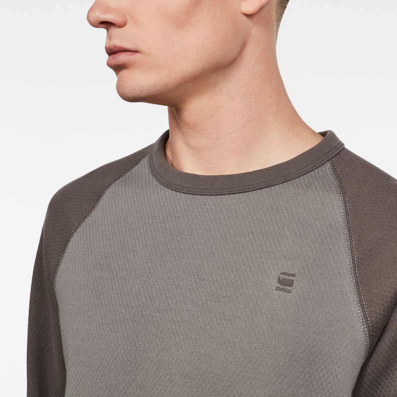 G-Star RAW® T-shirt Jirgi Gris detail shot
