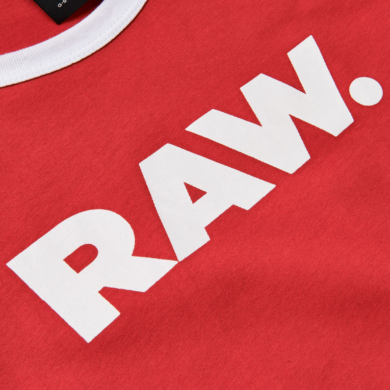 G-Star RAW® T-Shirt Red detail shot