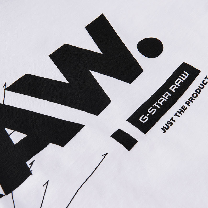 G-Star RAW® T-Shirt White detail shot