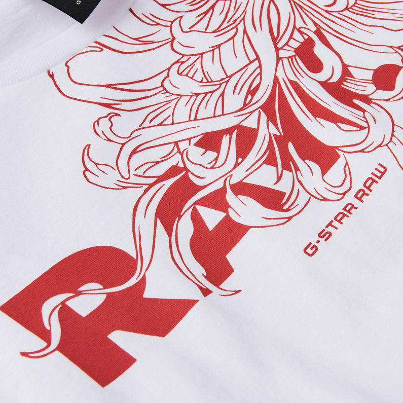 G-Star RAW® T-Shirt White detail shot