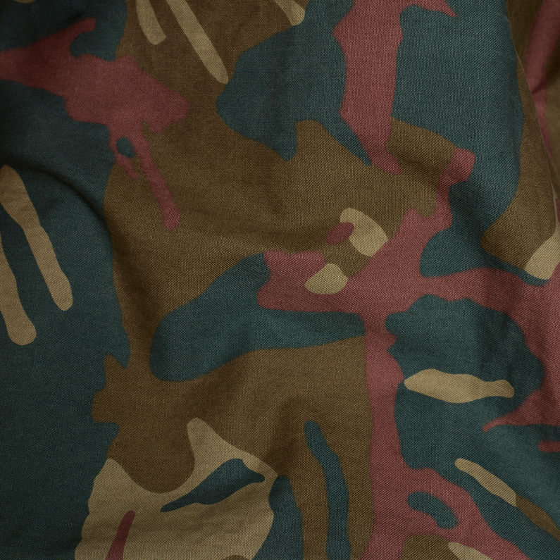 G-STAR® Roxic Straight Tapered Cargo Pants Green fabric shot