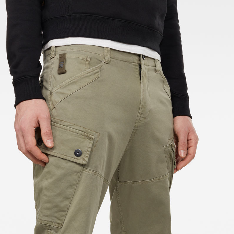 G-Star RAW® Pantalones Roxic Straight Tapered Verde detail shot