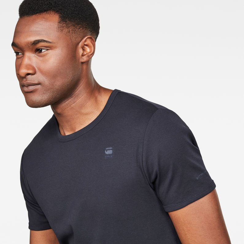 G-Star RAW® T-shirt Base Bleu foncé detail shot