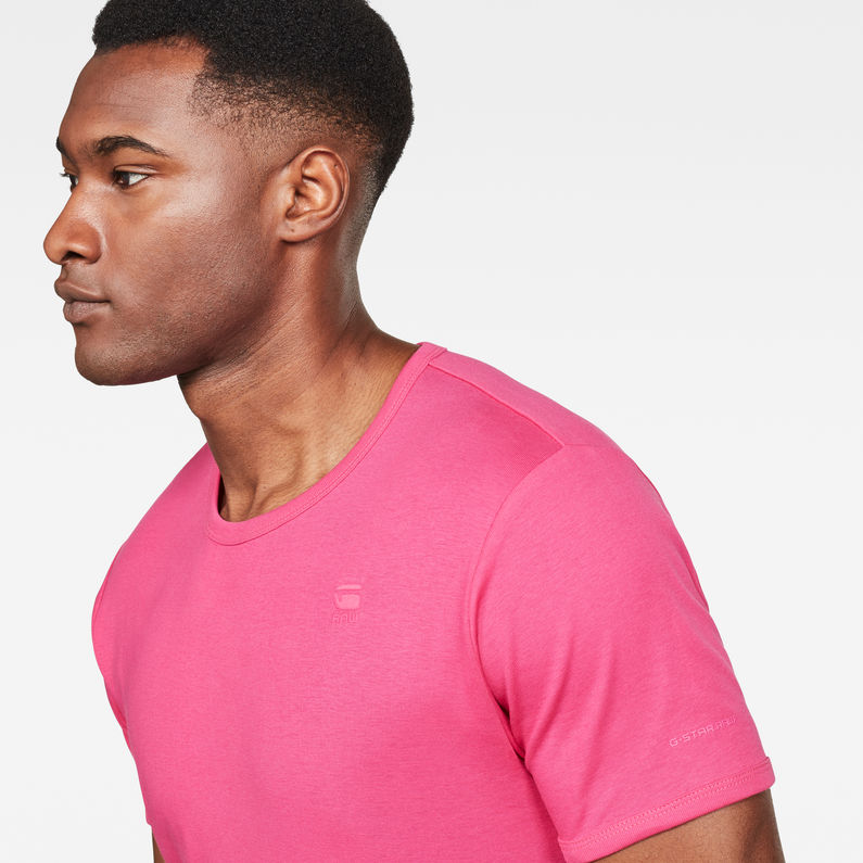 G-Star RAW® Base T-Shirt Pink detail shot