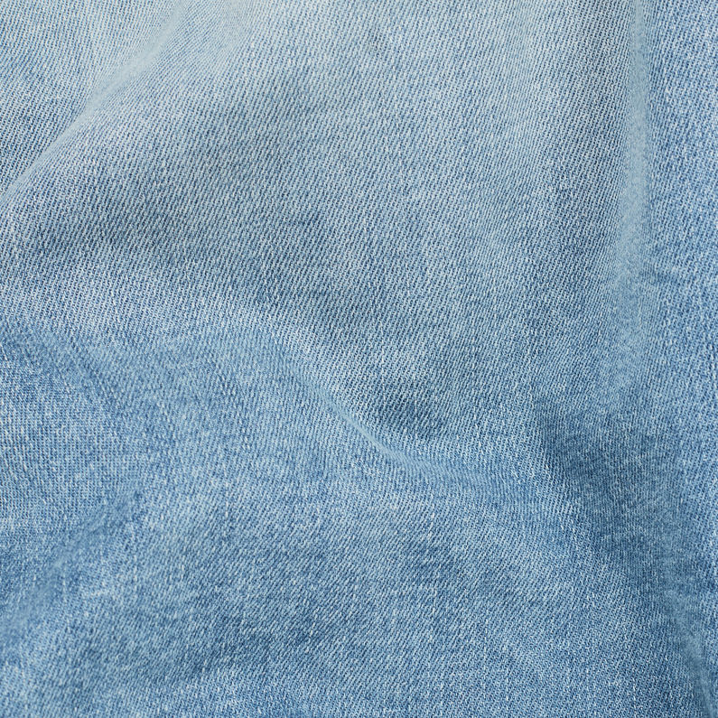 G-Star RAW® 3301 Denim Slim Shorts Light blue fabric shot