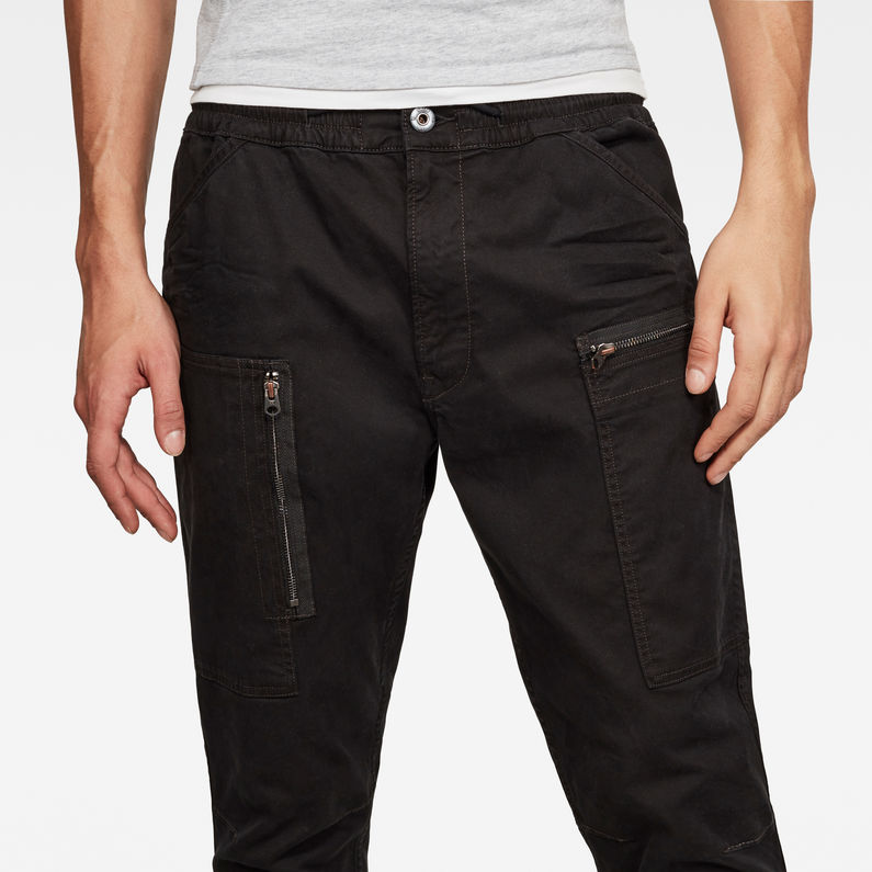 G-Star RAW® Pantalon de survêtement Powel Slim Noir detail shot
