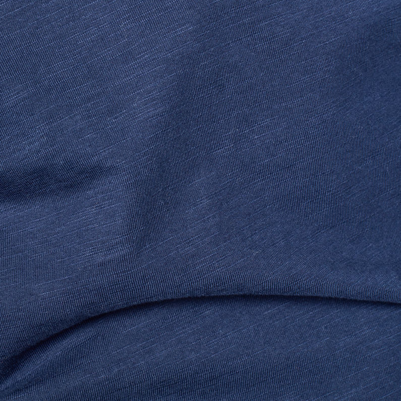 G-Star RAW® T-shirt Motac Fabric Mix Bleu foncé fabric shot