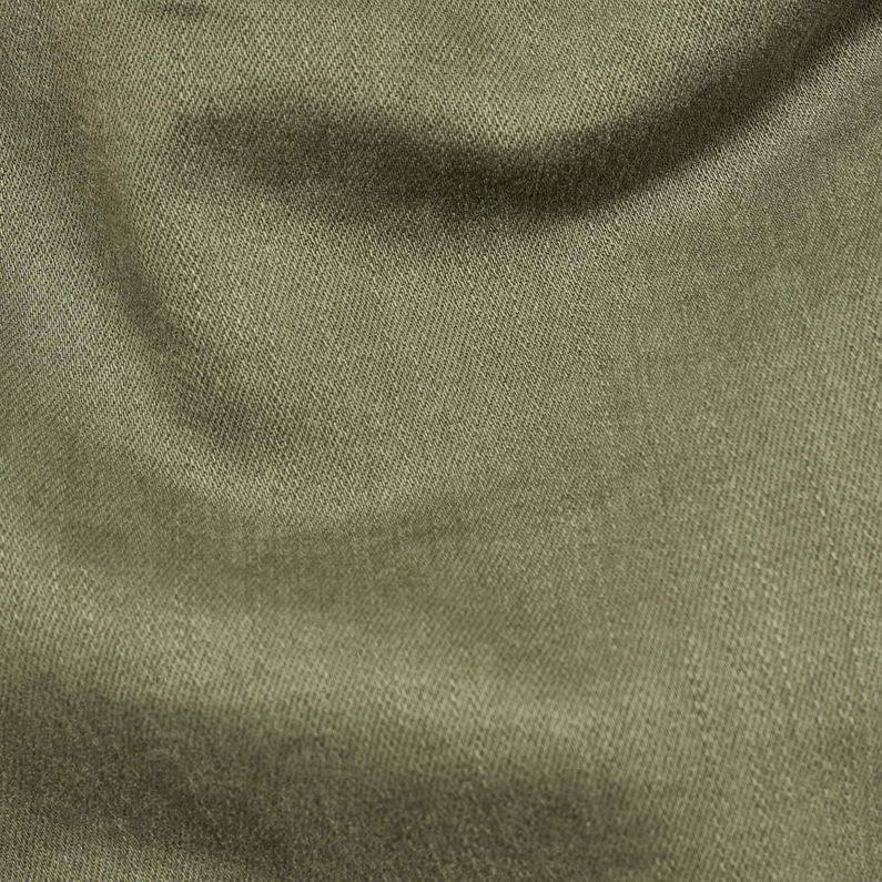 G-Star RAW® 3301 Slim Shorts Green fabric shot