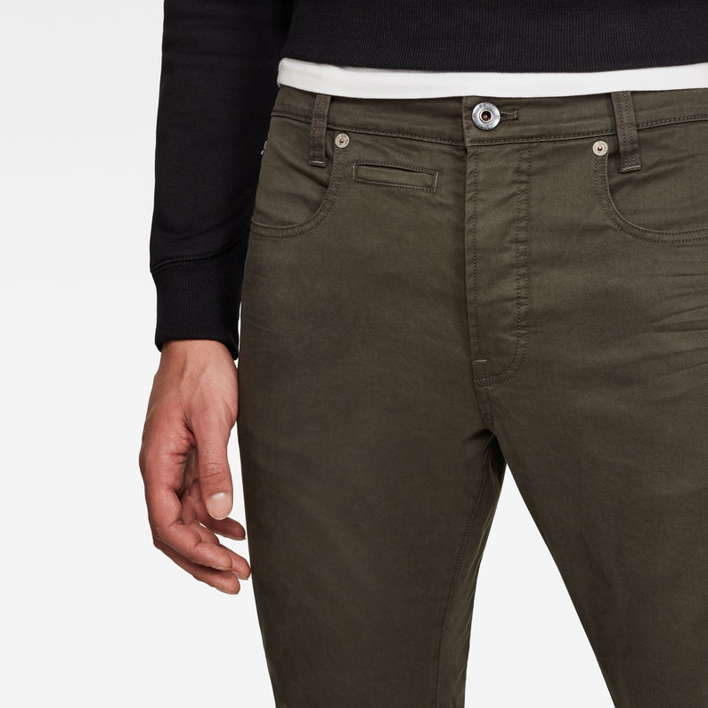 G-Star RAW® Pantalon D-Staq Slim 5-Pockets Gris detail shot