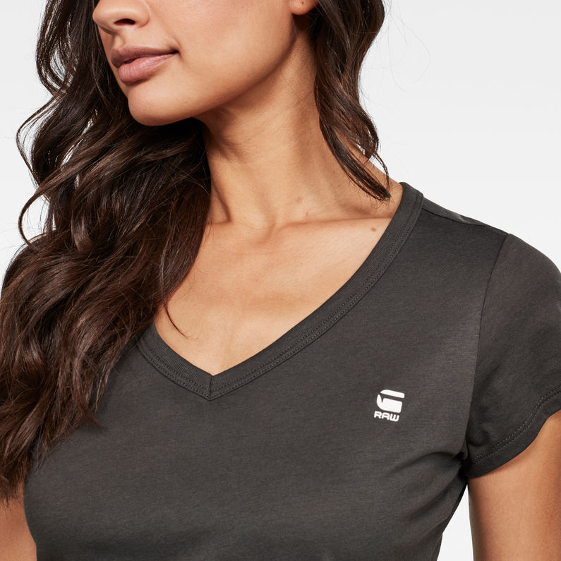 G-Star RAW® Eyben Slim Top Grey detail shot