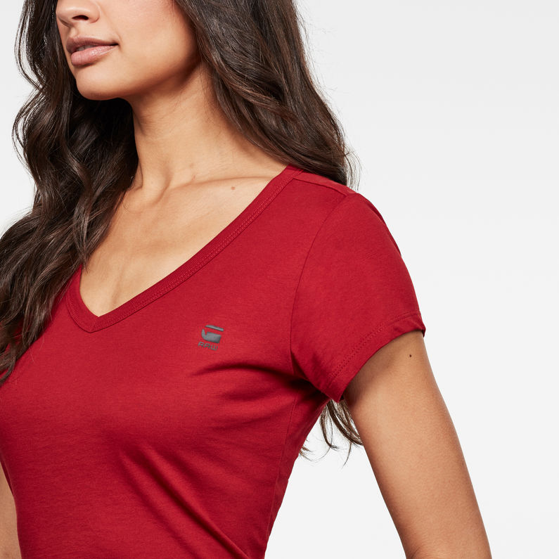 G-Star RAW® Eyben Slim Top Rood detail shot