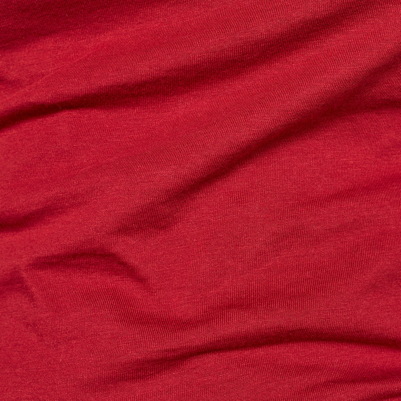 G-Star RAW® Eyben Slim Top Red fabric shot