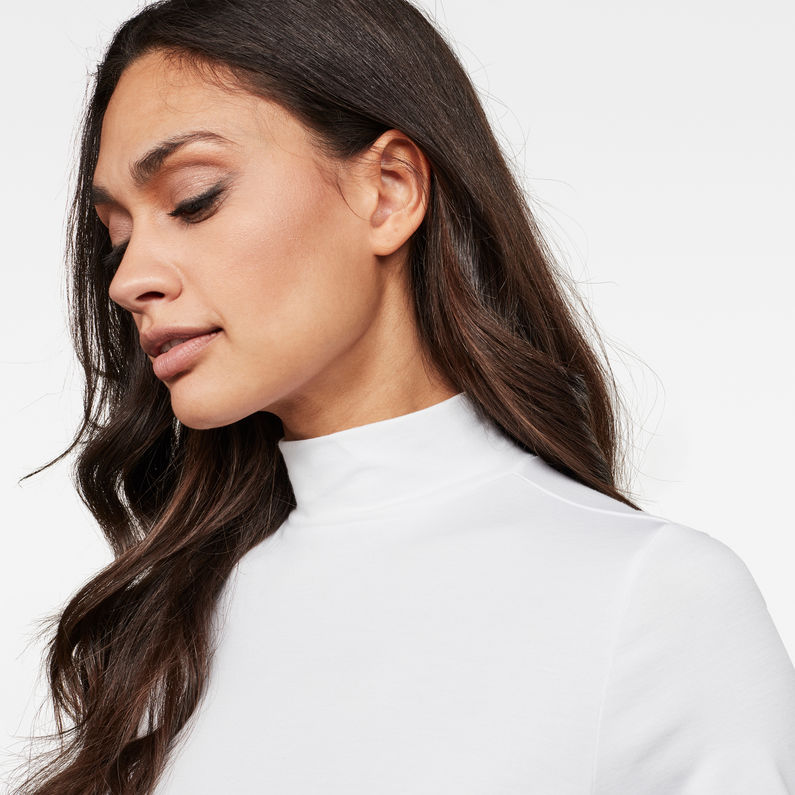 G-Star RAW® Silber Funnel Top Blanc detail shot
