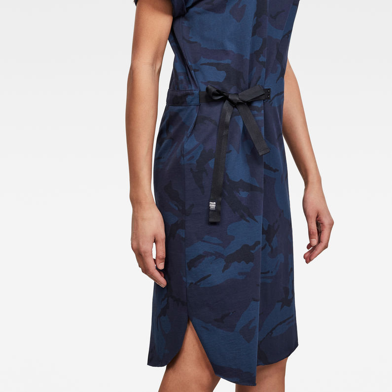 G-STAR® Disem Allover Kleid Dunkelblau
