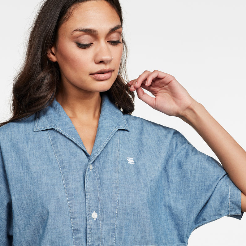 G-STAR® Robe Polo Straight Bleu moyen