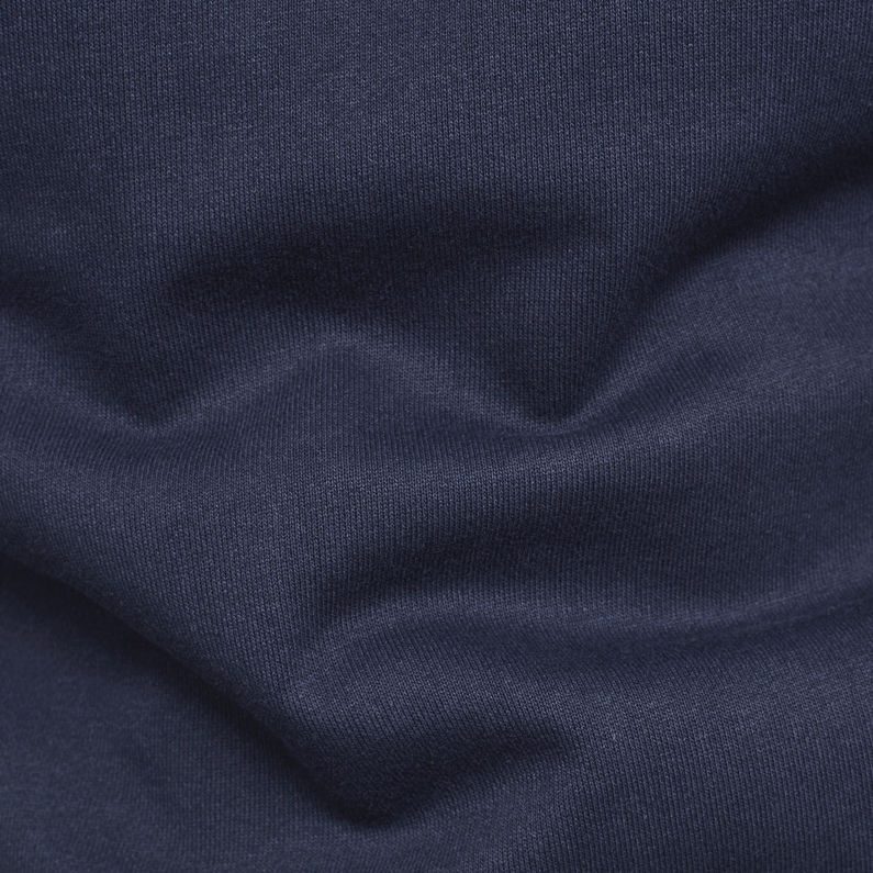 G-Star RAW® Rei Loose Collar Sweatshirt Dunkelblau fabric shot
