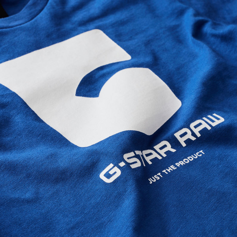 G-Star RAW® T-Shirt Medium blue detail shot