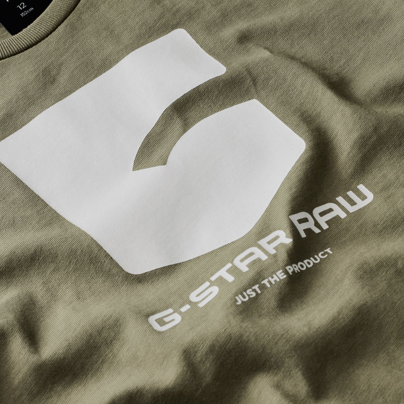 G-Star RAW® T-Shirt Green detail shot