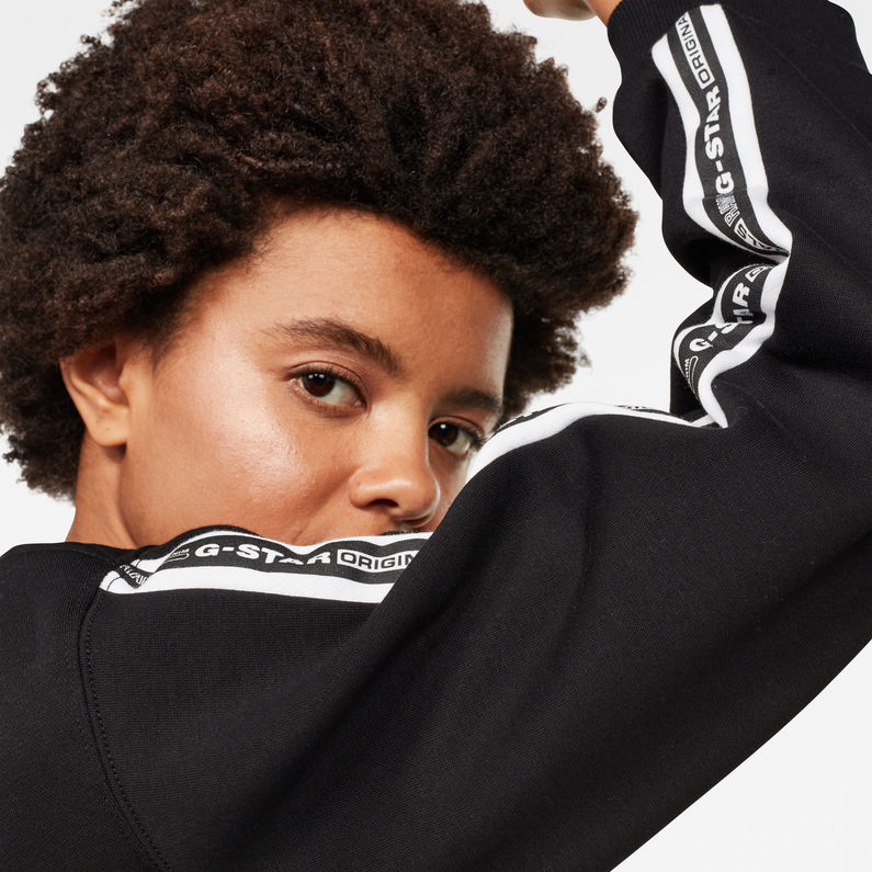 G-Star RAW® Bilbi Originals Sweater Black detail shot