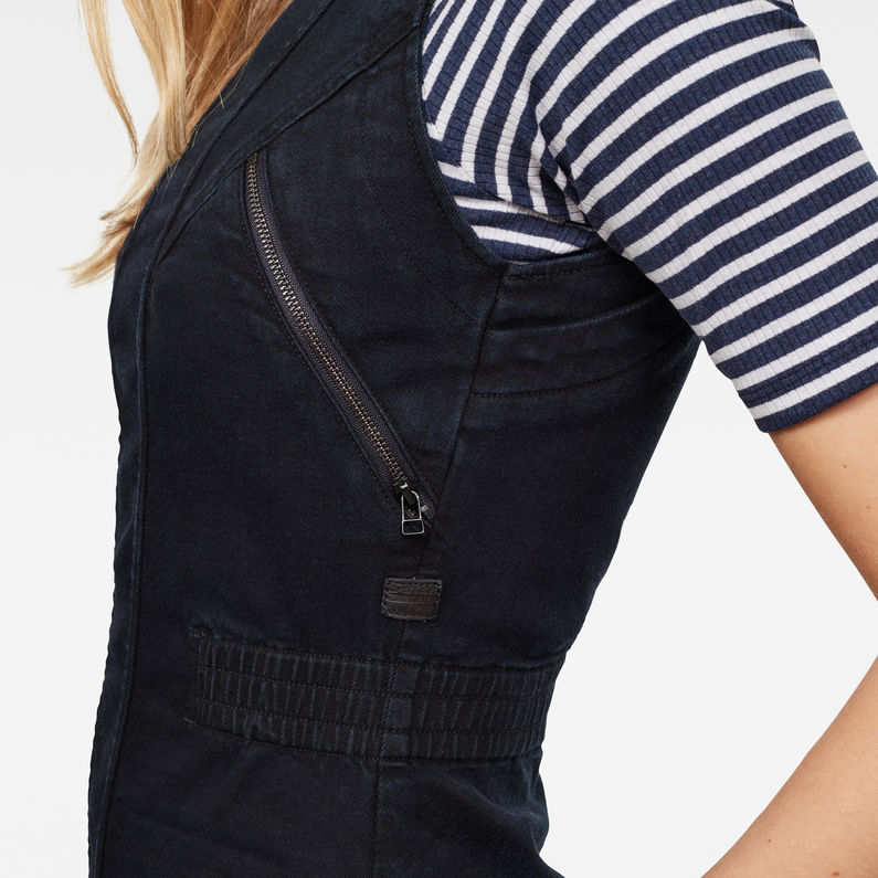 G-STAR® Lynn 2-Zip Slim Dress Dark blue