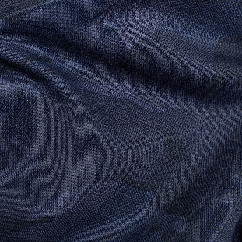 G-Star RAW® Pull Xzyph Allover Bleu foncé fabric shot