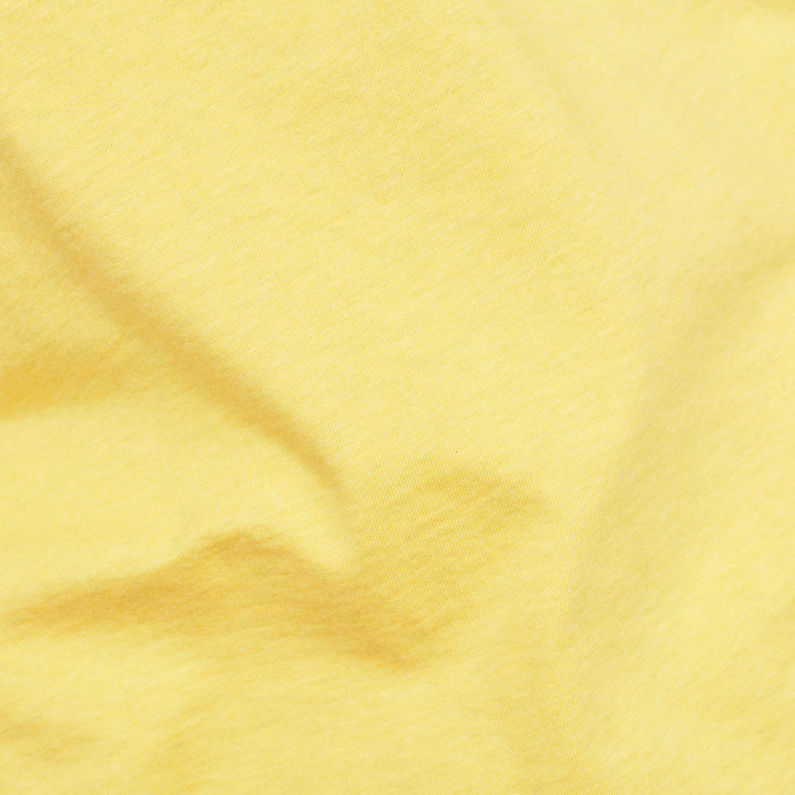 G-Star RAW® T-shirt Base-S Jaune fabric shot