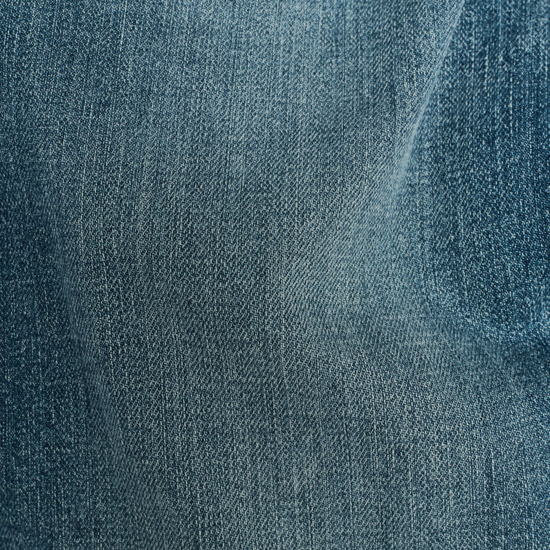 G-Star RAW® Jean Tedie Ultra High Straight Ripped edge Ankle C Bleu moyen