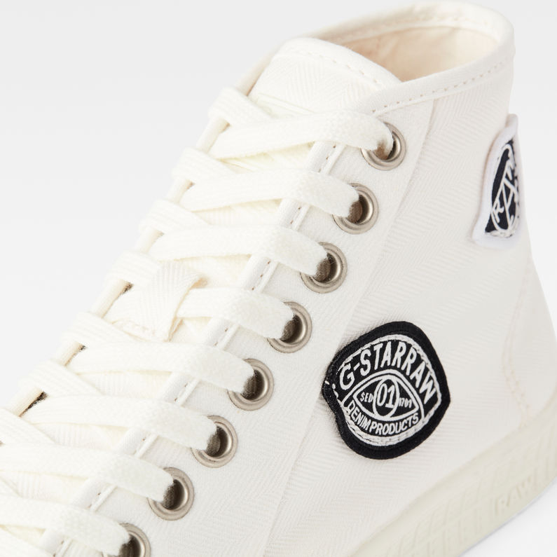 G-STAR® Zapatillas Rovulc Badges Mid Beige detail