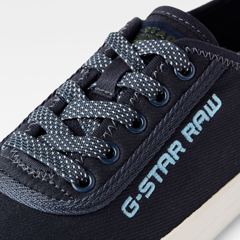G-Star RAW® Baskets Velv Bleu foncé detail
