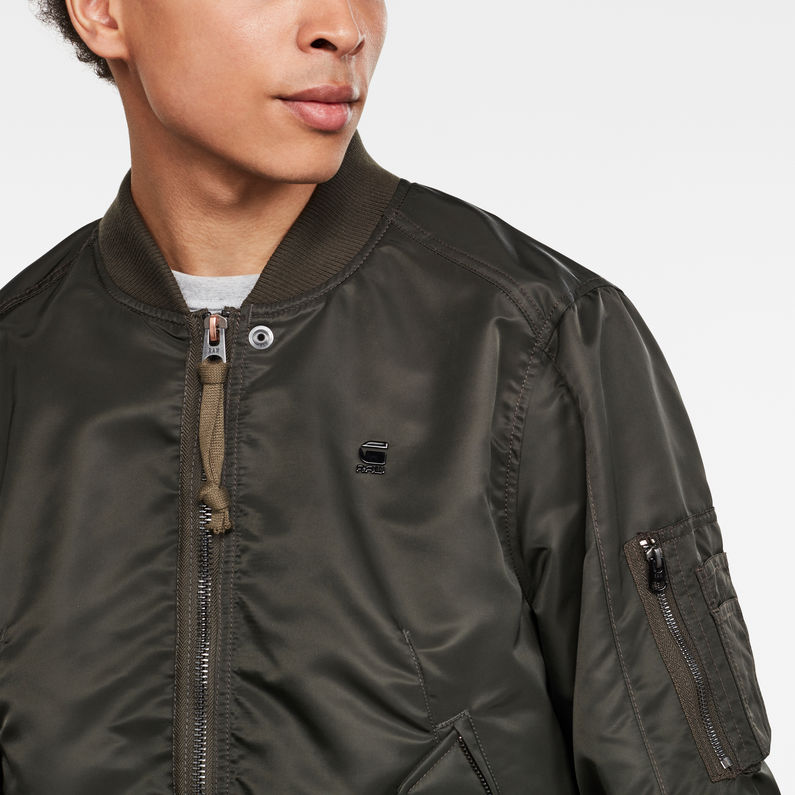 G-STAR® Arris unpadded bomber jacket Gris detail shot