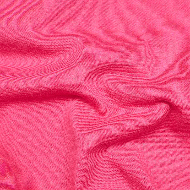G-Star RAW® Lash Fem Loose Top Pink fabric shot