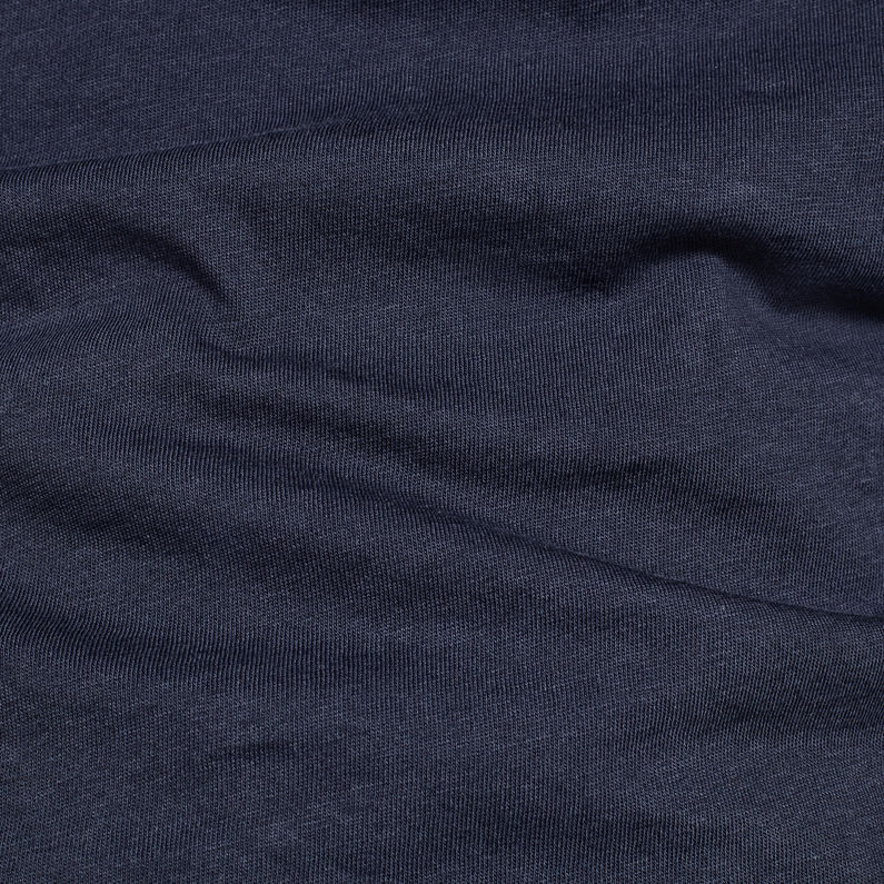 G-Star RAW® Haut Noxer Boatneck Bleu foncé fabric shot