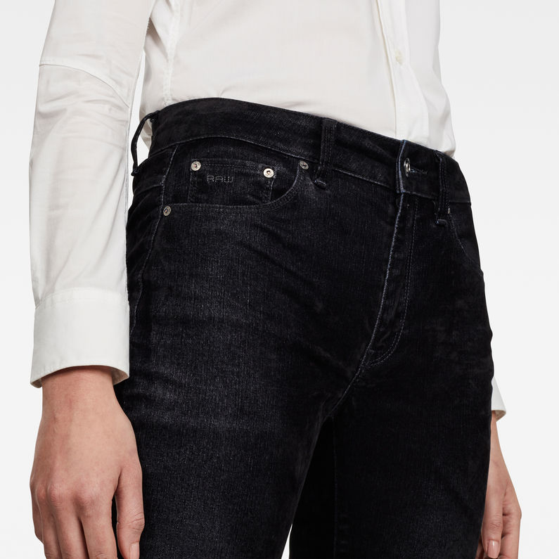 G-STAR® 3301 High Waist Skinny Jeans Schwarz
