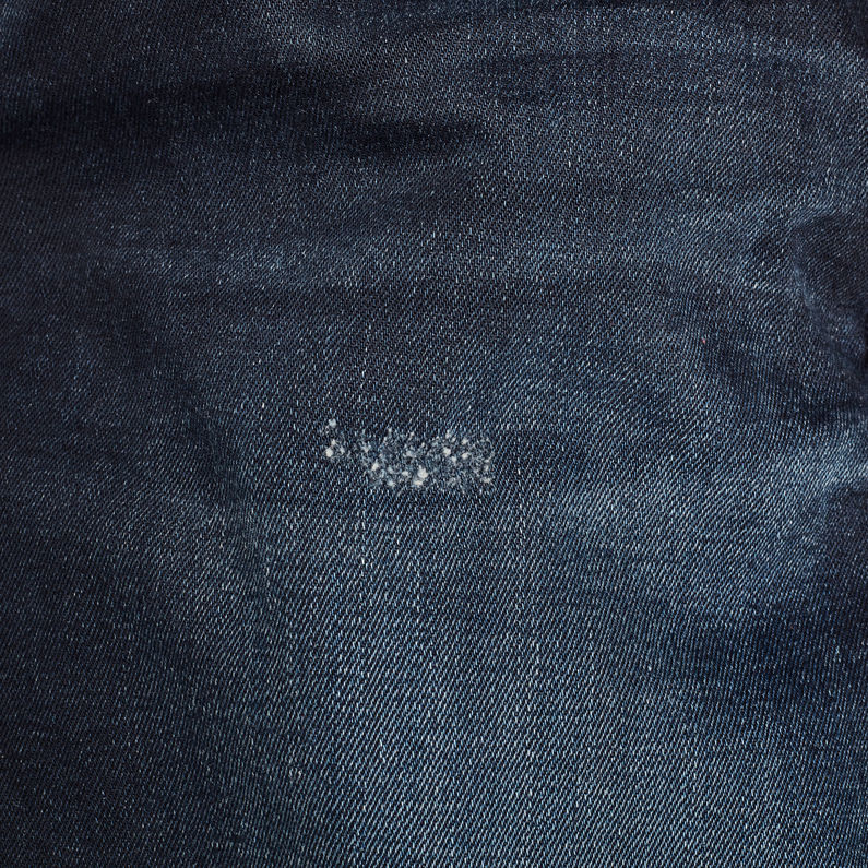 G-Star RAW® 3301 Denim Slim Shorts Donkerblauw fabric shot
