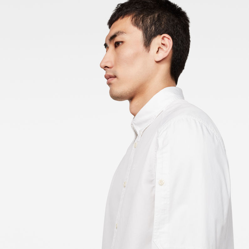 G-Star RAW® Chemise Stalt Sleeve Pocket Straight Blanc