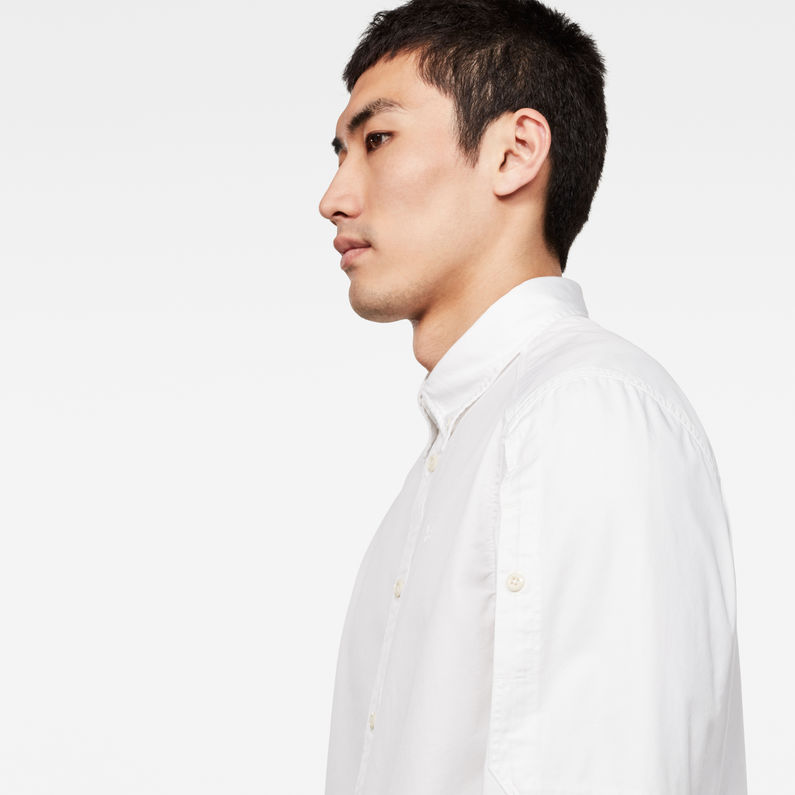 G-Star RAW® Stalt Sleeve Pocket Straight Shirt White