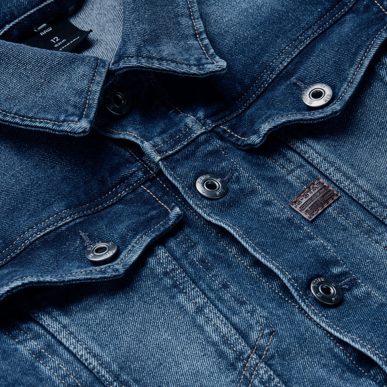 G-Star RAW® 3301 Denim Jacket Medium blue detail shot