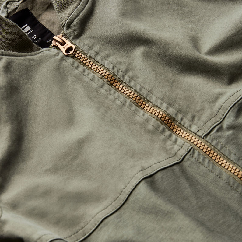 G-STAR® Bomber Green detail shot