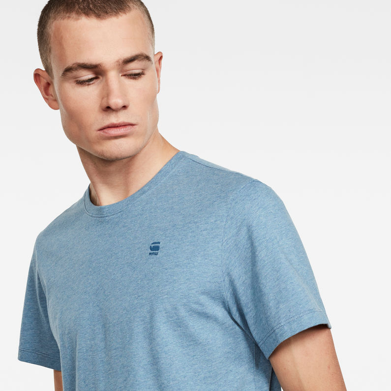 G-Star RAW® Camiseta Base-S Azul intermedio detail shot