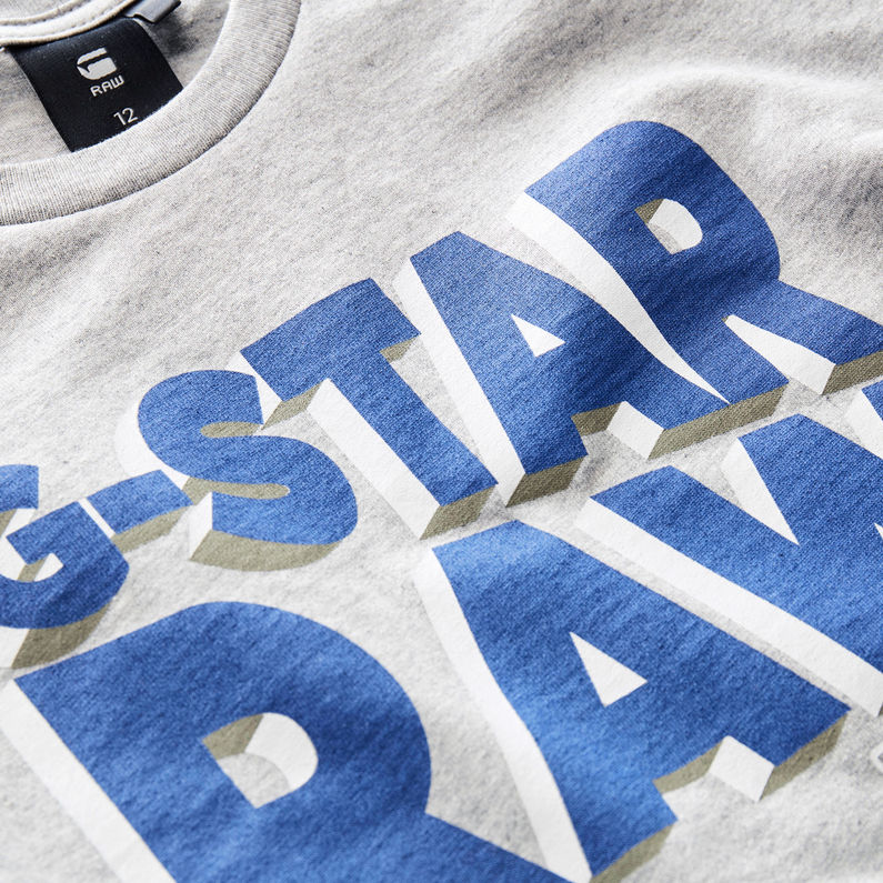 G-Star RAW® T-Shirt Grey detail shot