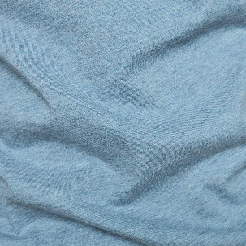 G-Star RAW® Base-S T-Shirt Midden blauw fabric shot